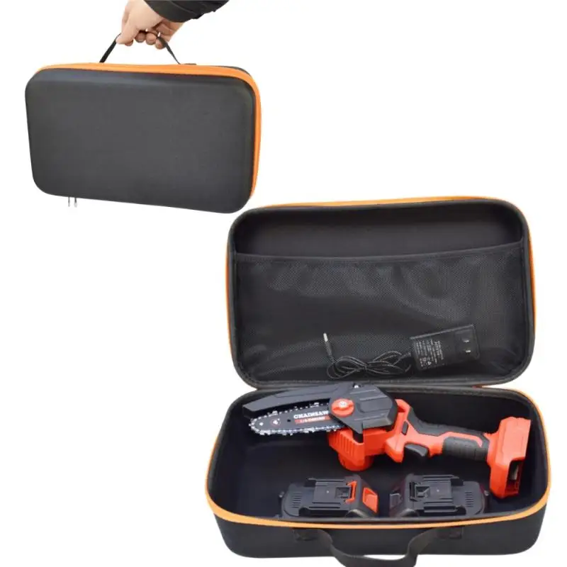 1Pcs Electric Drill Storage Bag Waterproof Zipper Closure Bag Hard Storage Case Lightweight Travel Tool Case For Saw Hand Tools