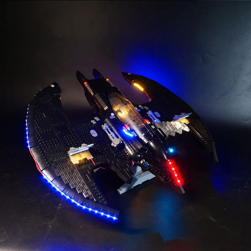 Kit de luz LED DIY RC para LEGO 76161 Batwing, juego de bloques de construcción, solo luz LED, sin modelo de bloques