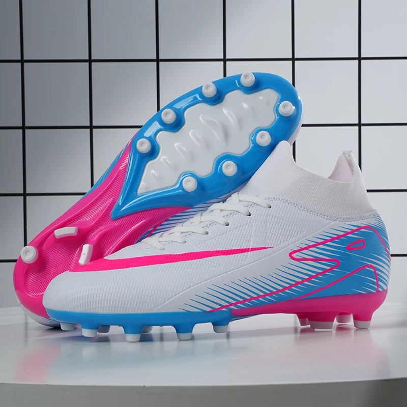أحذية كرة القدم الاحترافية للرجال AG أحذية كرة القدم الخارجية أحذية كرة القدم للنساء أحذية كرة القدم للتدريب خفيفة الوزن