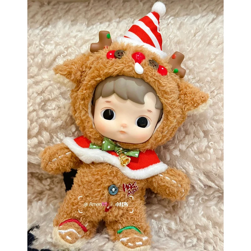 Genuine Christmas Anime Figure  Hacipupu The Fawn Gingerbread Man Doll Movable Model Kawaii Figurine Decoration Xmas Toy Gifts