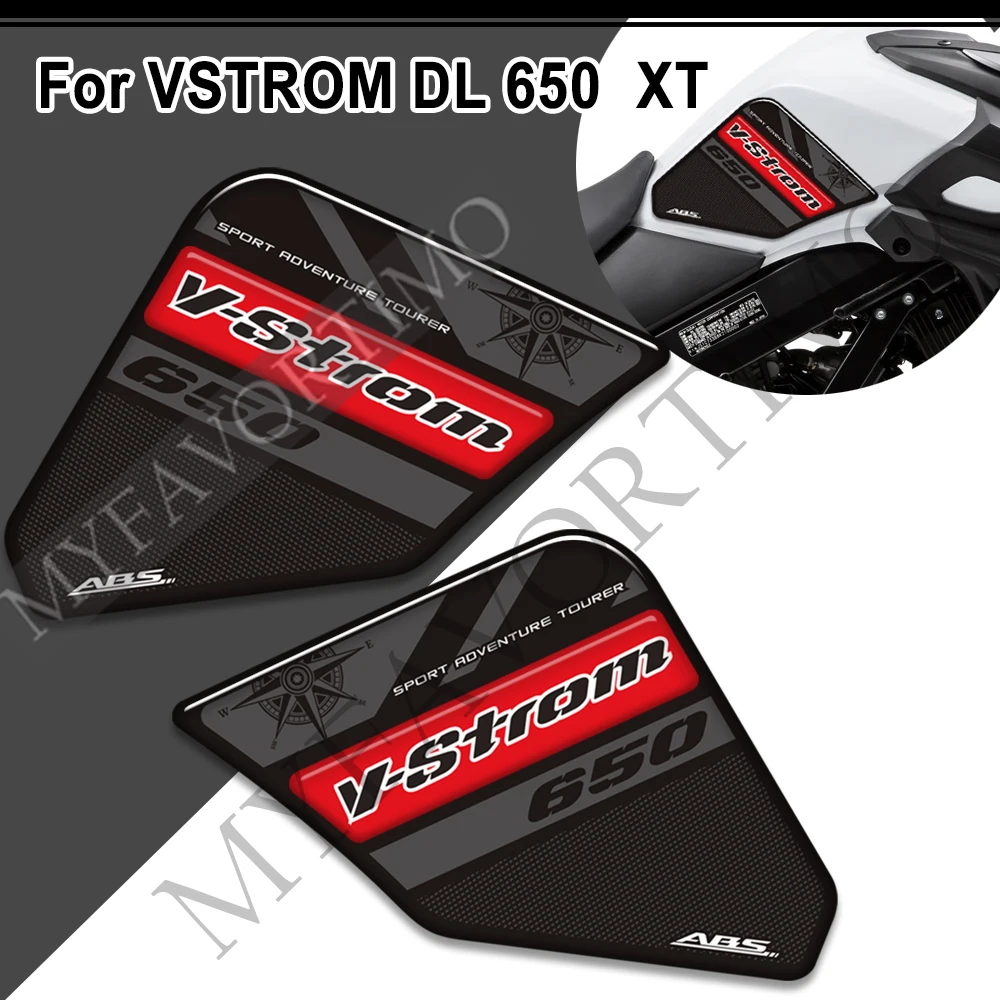 For Suzuki V STROM DL650XT Tank Pad Protection Stickers Fuel Oil Kit Adventure 2018 2019 2020 2021 2022 VSTROM DL 650 XT