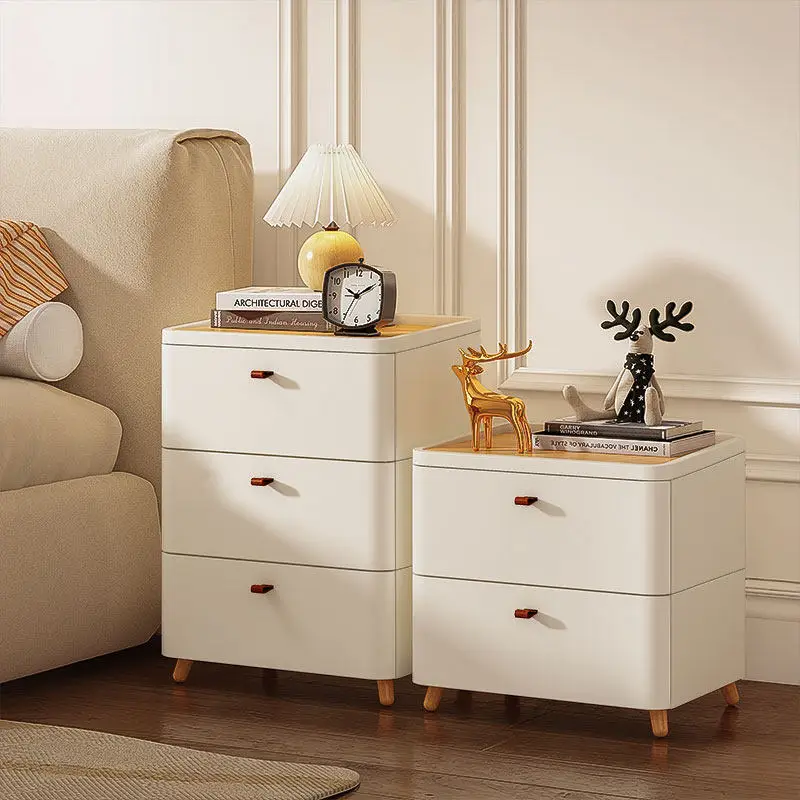 %Librero Coffee Bedside Table Cabinets Space Saving Wood Decor Nightstand Drawers Filing Cabinets