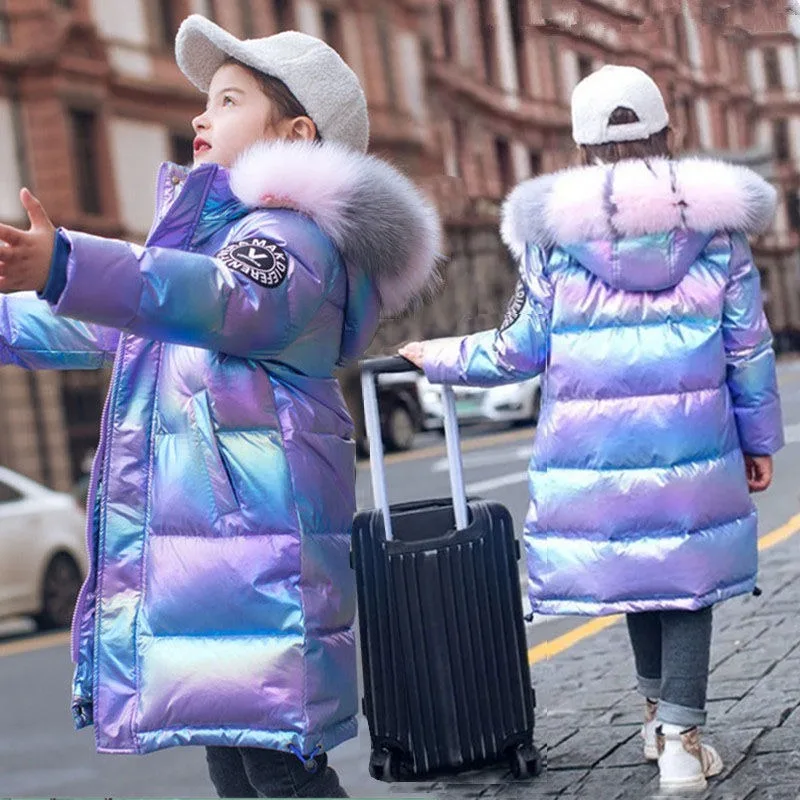 5-14 anni giacche invernali per adolescenti per ragazzi ragazze cappotto addensare caldo bambini parka moda con cappuccio impermeabile Outwear