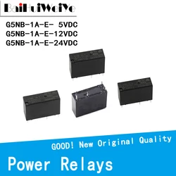 5V 12V 24V Power Relays G5NB-1A-E-5VDC G5NB-1A-E-12VDC G5NB-1A-E-24VDC 5A 250VAC 4PIN G5NB 1A-E 1A E 5VDC 12VDC 24VDC Relay