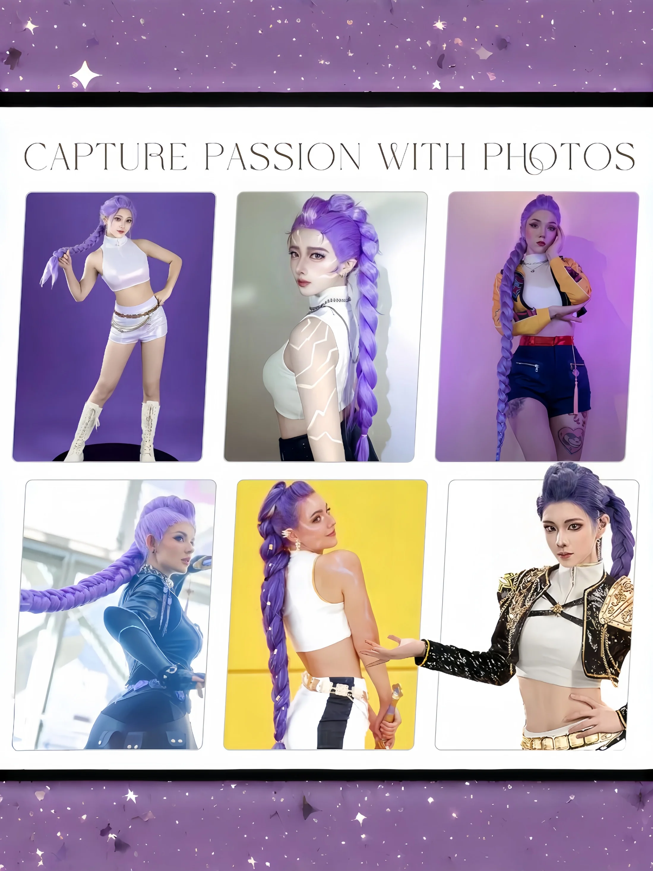 Anime Character Purple Long Hair Fishbone Braid Hairpin Ponytail Artificial Wig |   High Temperature Resistant Fiber, Curly Waves, Holiday Clothing, Holiday Hair Accessories, Black Friday, Suitable for Girls, Women.