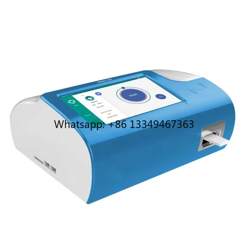 Clinical  1100 Biochemical Test System Quick Test Kits POCT Immunofluorescence Quantitative 7-inch Touch