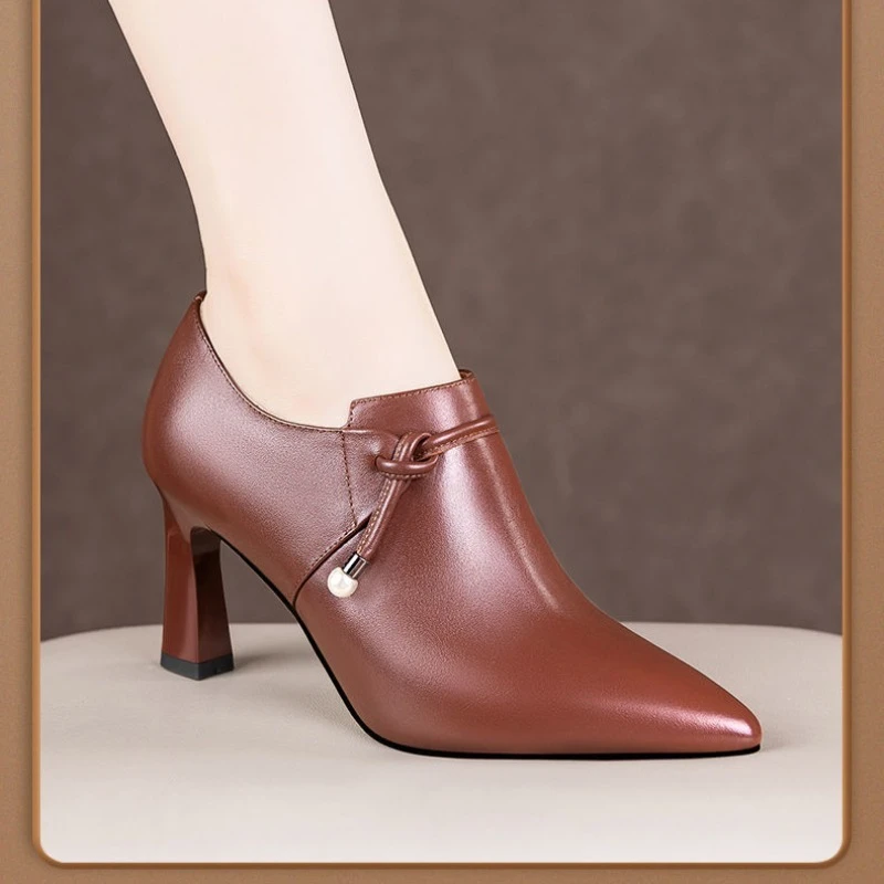 أحذية السيدات 2025 موضة الصيف الترفيه مريحة سستة عالية الكعب ساحة تو مقاوم للماء عدم الانزلاق عالية الكعب حجم كبير #4