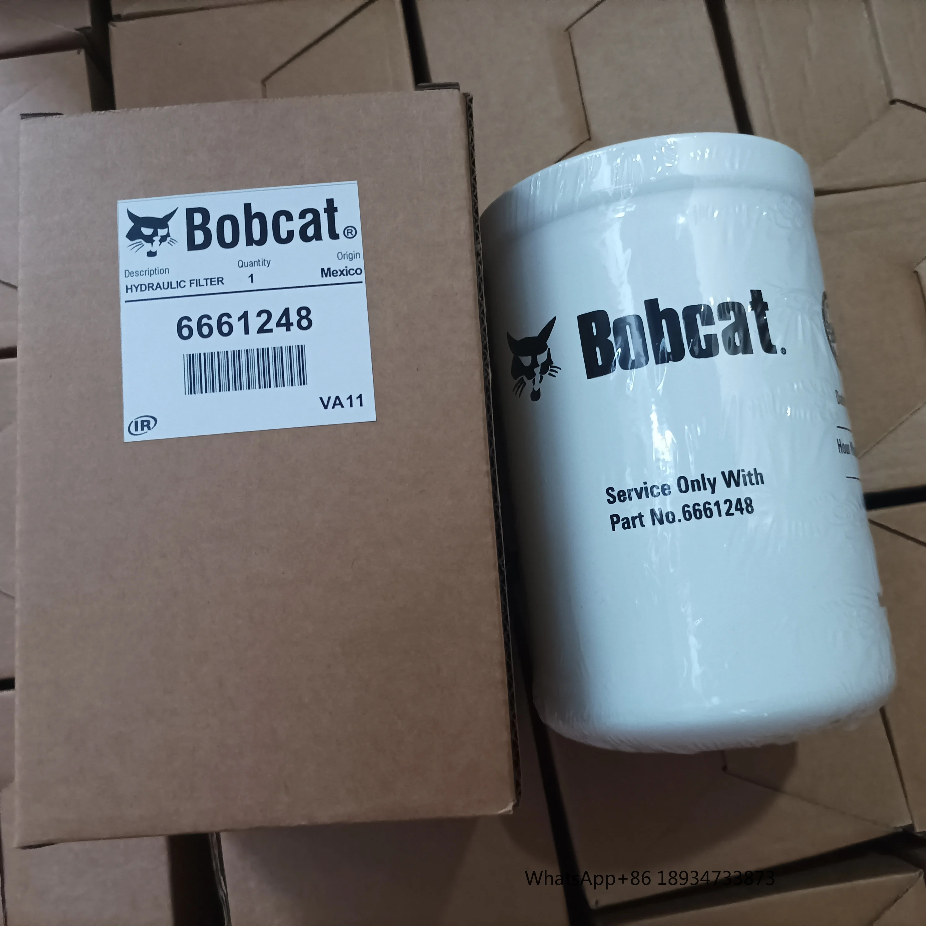 

Детали строительной техники экскаватора Bobcat Дизельный фильтрующий элемент 6661248 Масляный фильтр