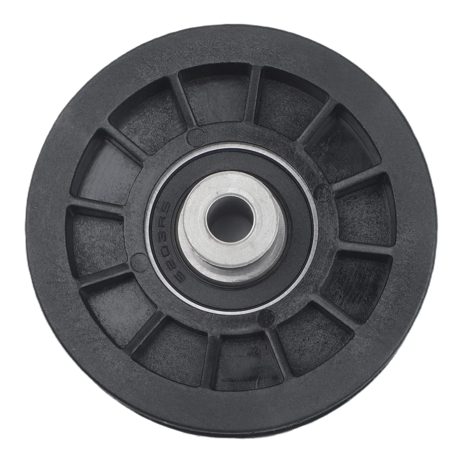 Replacement Idler Flat Idler Pulley Metal Construction Precision Dimensions Smooth Belt Movement Precision Fit Idler Pulley Part