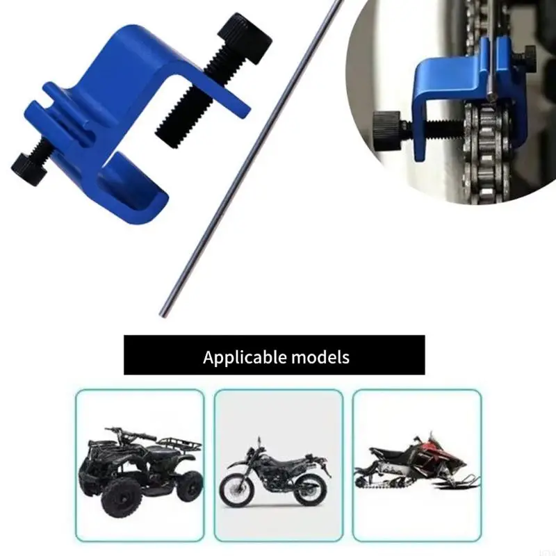 

Motorcycle Chain Tension Calibration Adjustment Tool For Quick Adjustments On Sport Bikes ATVs And Commuters Scooters D7YA