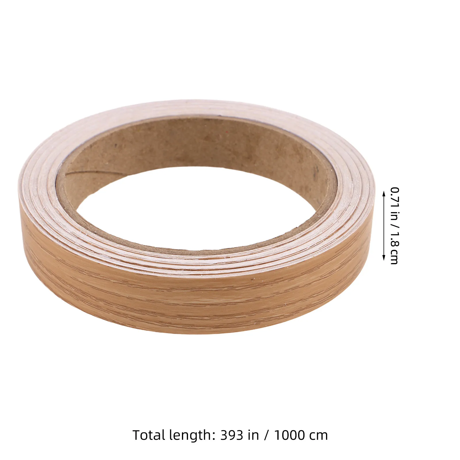 2 Rolls Wood Grain Repair Tape Self-Adhesive Edging Strips 1000x1.8cm Decorative Trim Patch Kitchen Cabinet Edge Banding