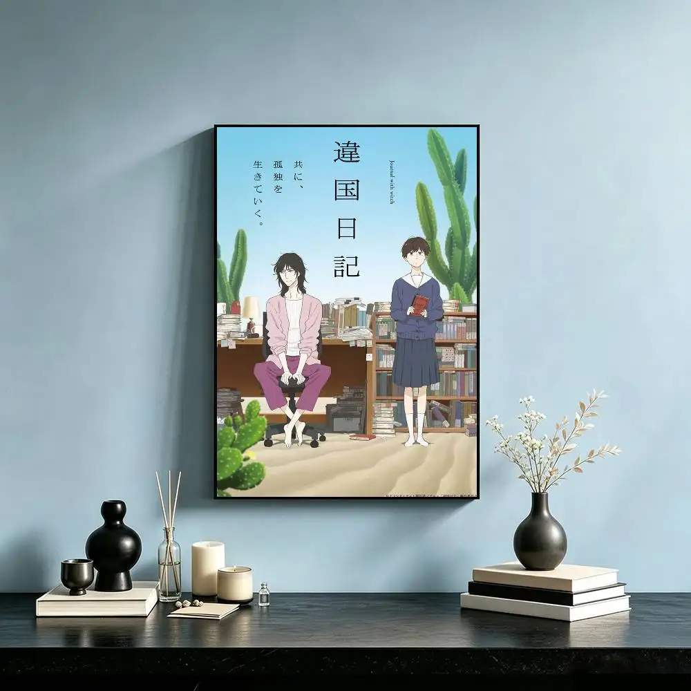 Anime I-Ikoku N-Nikki  Poster High Quality Dorm Living Room Aesthetic Wall Decoration Painting Stickers Gift