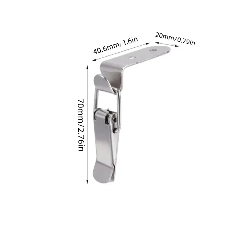 90 degree duckbill buckle hook lock spring loaded pull buckle lock clip buckle lock
