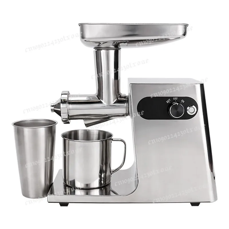 304 Stainless Steel Electric Juicer Machine for Home Commercial Use, Multi-Function Juicer for Fruit Vegetable Ginger Wheatgrass