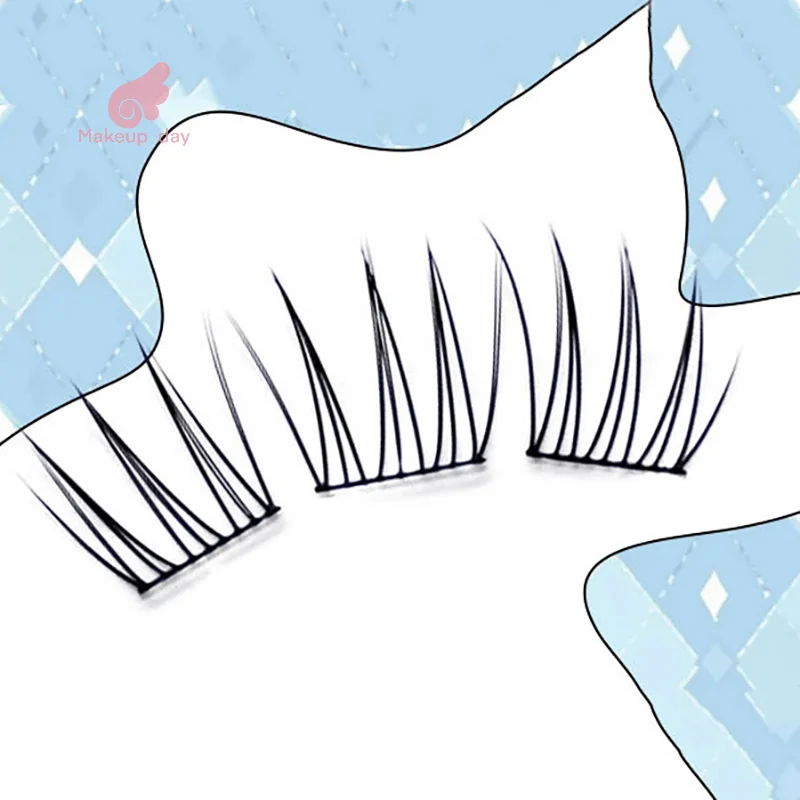 

False Eyelashes Self-adhesive DIY Segmented Eyelash Extension Anime Eye Magnifying Tool