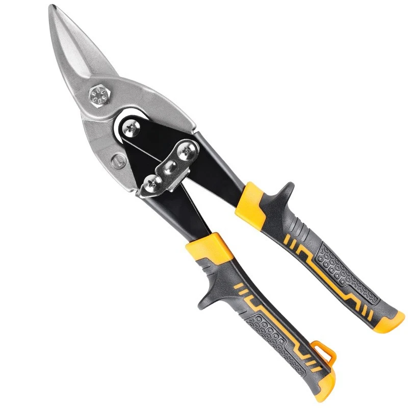 1pc Aviation Scissor Tin Snips Metal Sheet Cutting Snip Cutter Multi-directional Scissors Industrial Hand Cutting Tools