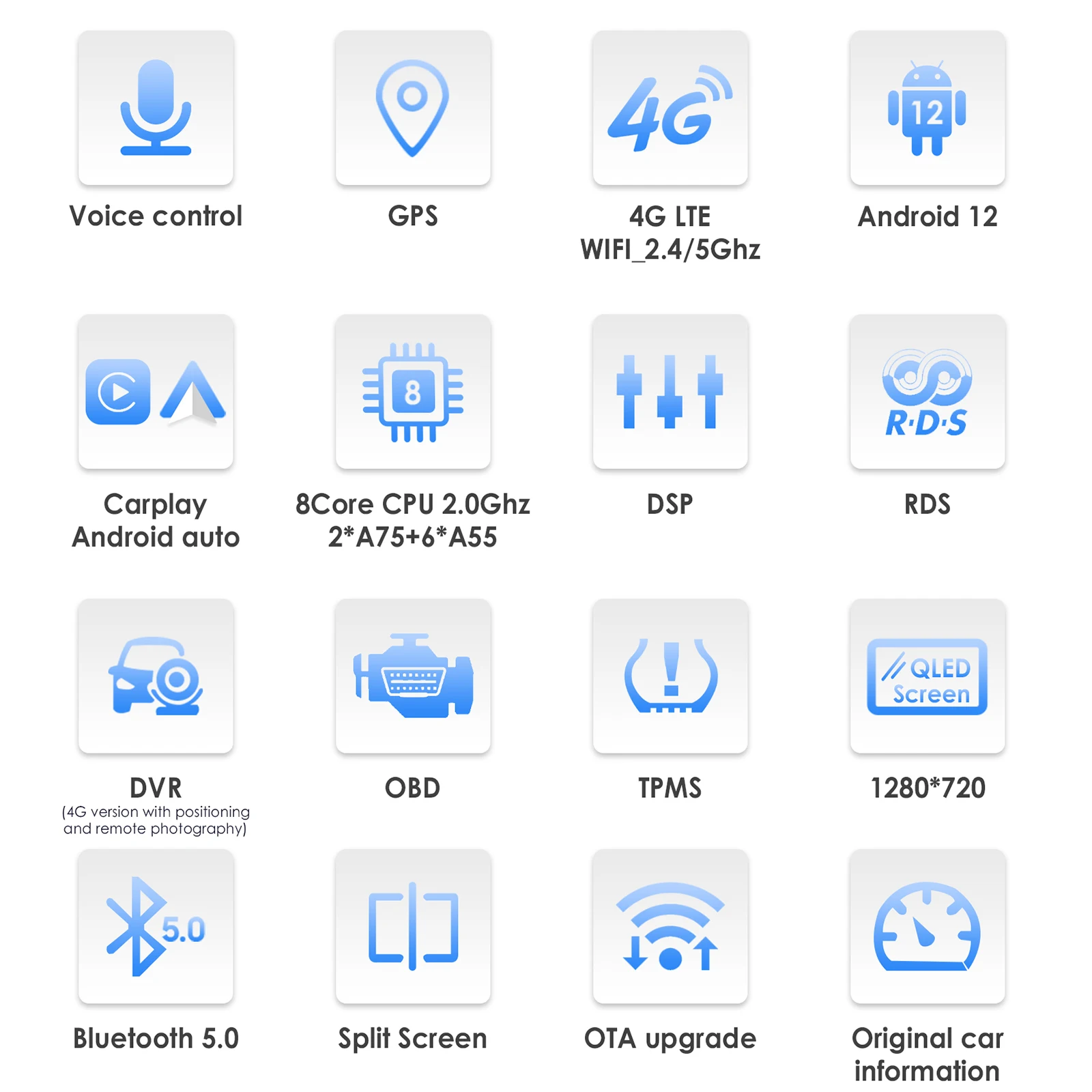 Carplay 4G 2 Din أندرويد 14 سيارة مشغل وسائط متعددة لسوزوكي سويفت 2005-2010 الملاحة نظام تحديد المواقع AutoRadio ستيريو DSP BT SWC DVR Cam