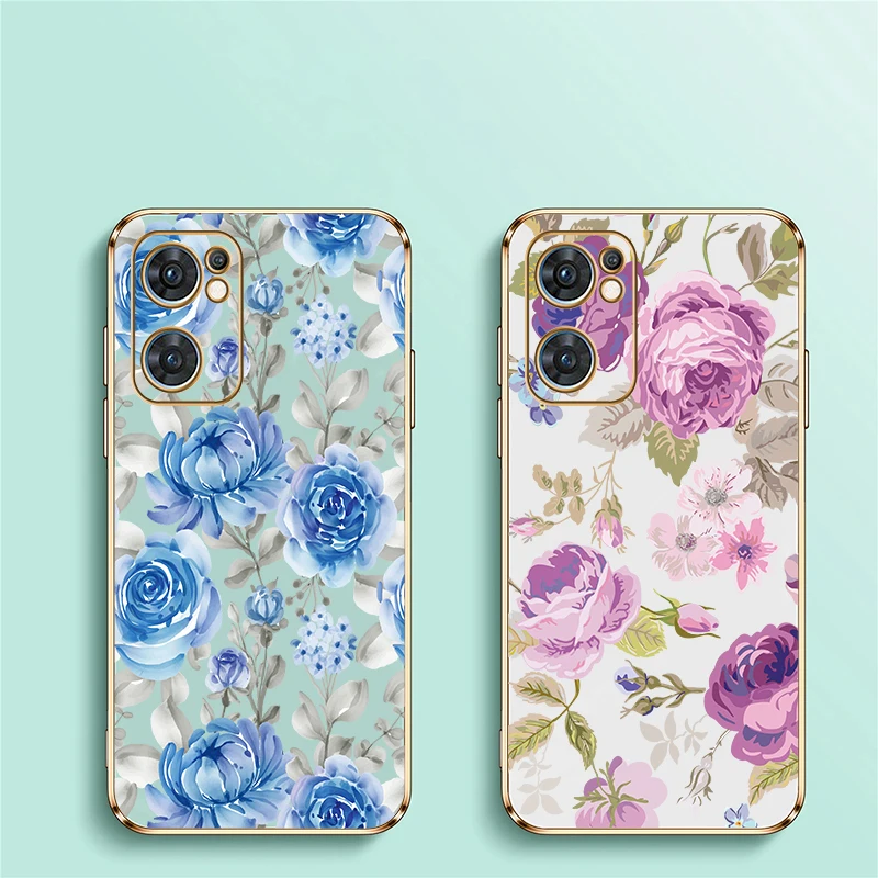 لينة بولي TPU زهرة طباعة جراب هاتف ل ممن لهم K10X K7X K9 البحث X5 X3 لايت K3 سيليكون للصدمات تصفيح زهرة طباعة الغطاء الخلفي