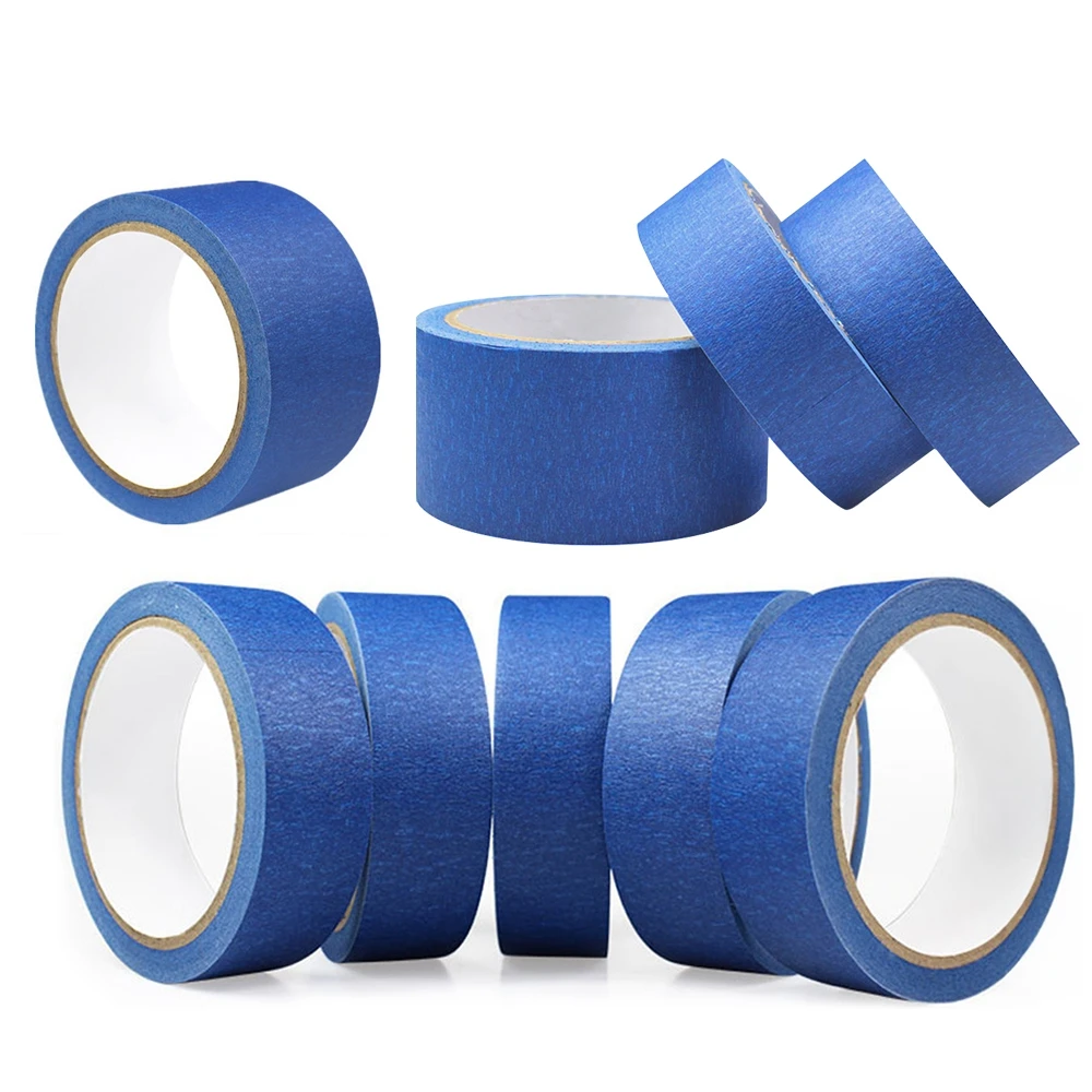 1/4 Rollen Precisie Model Plakband Fijne Lijn Diy Cover Tape Voor Model Hobby Tool Set Breedte 12/15/20/25/30/40/48/50/60Mm