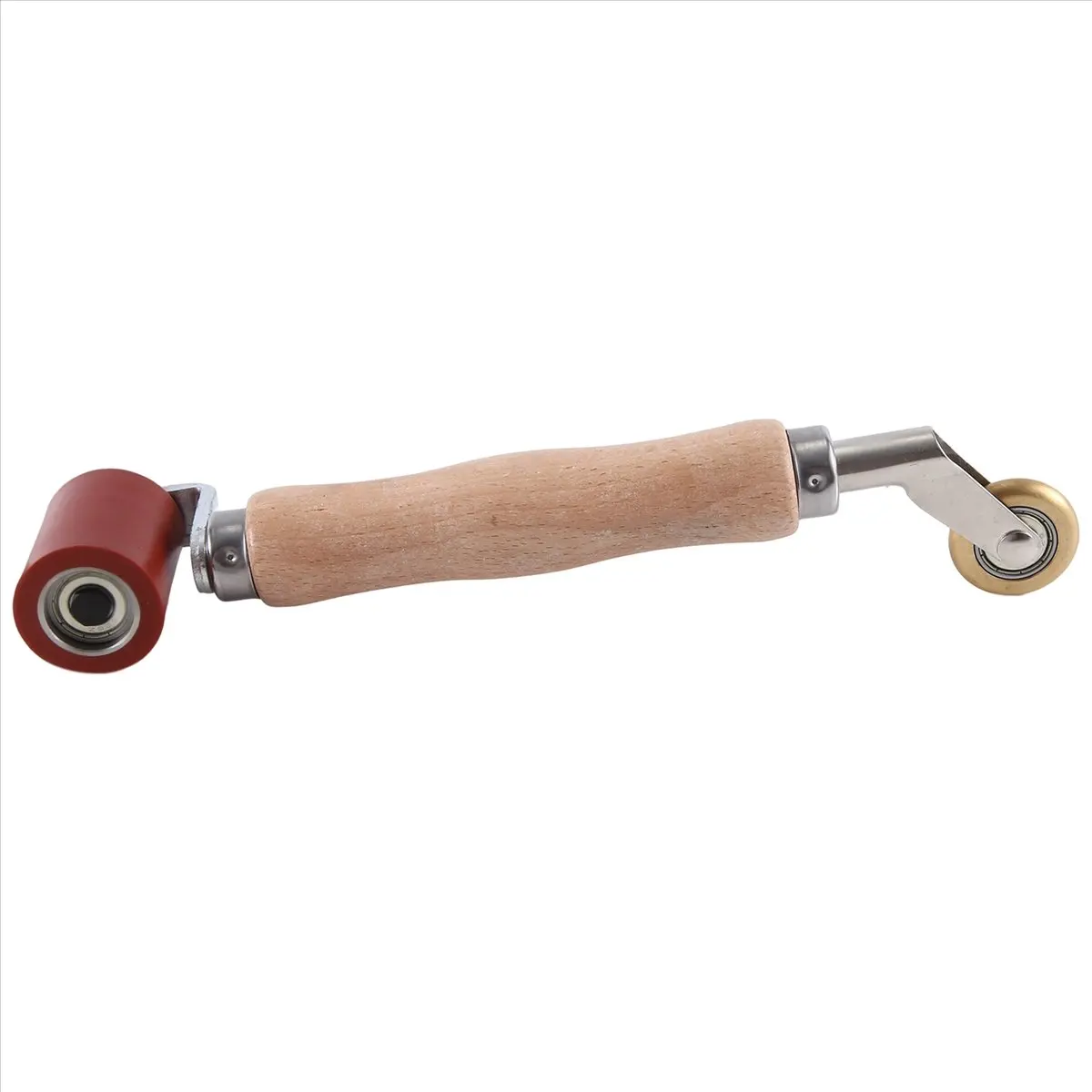 A89X Seam Roller, 40mm Silicone Seam Roller With 6mm Brass Detail Penny Roller, for PVC/EPDM Single Ply Roofing Tape A