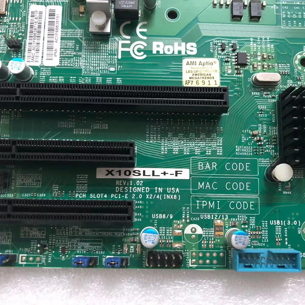 LGA1150 Pin E3-1200 Series V3 X10SLL+- F Perfect testing before high delivery