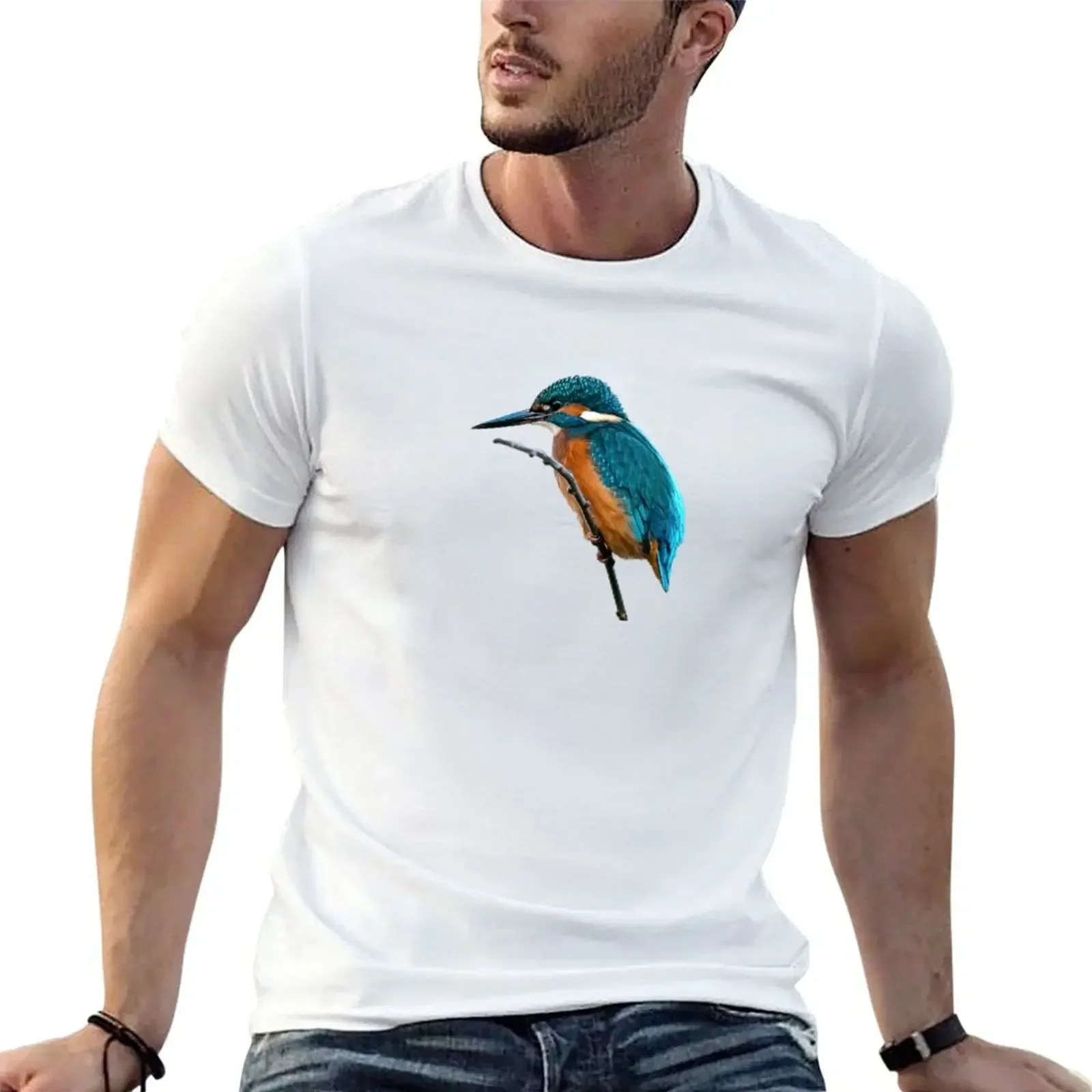 The Kingfisher T-Shirt anime vintage t shirts blacks plain white t shirts men