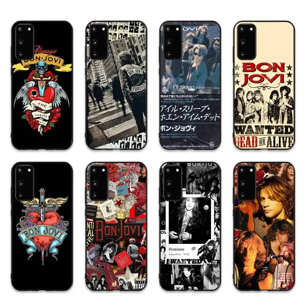 เคสโทรศัพท์ลายวงร็อคคลาสสิก B-Bon J-Jovi สำหรับ Samsung S 24 Fe 25 Ultra Plus 20 Lite 21 30 22 23 24 22 Ultra 5G