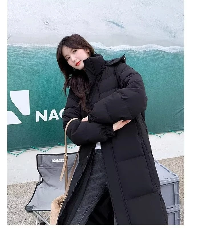 ملابس خارجية للزوجين من القطن من Jaet طويلة جدًا للرجال، قماش مطرز بدرجة حرارة عالية، ملء... #2