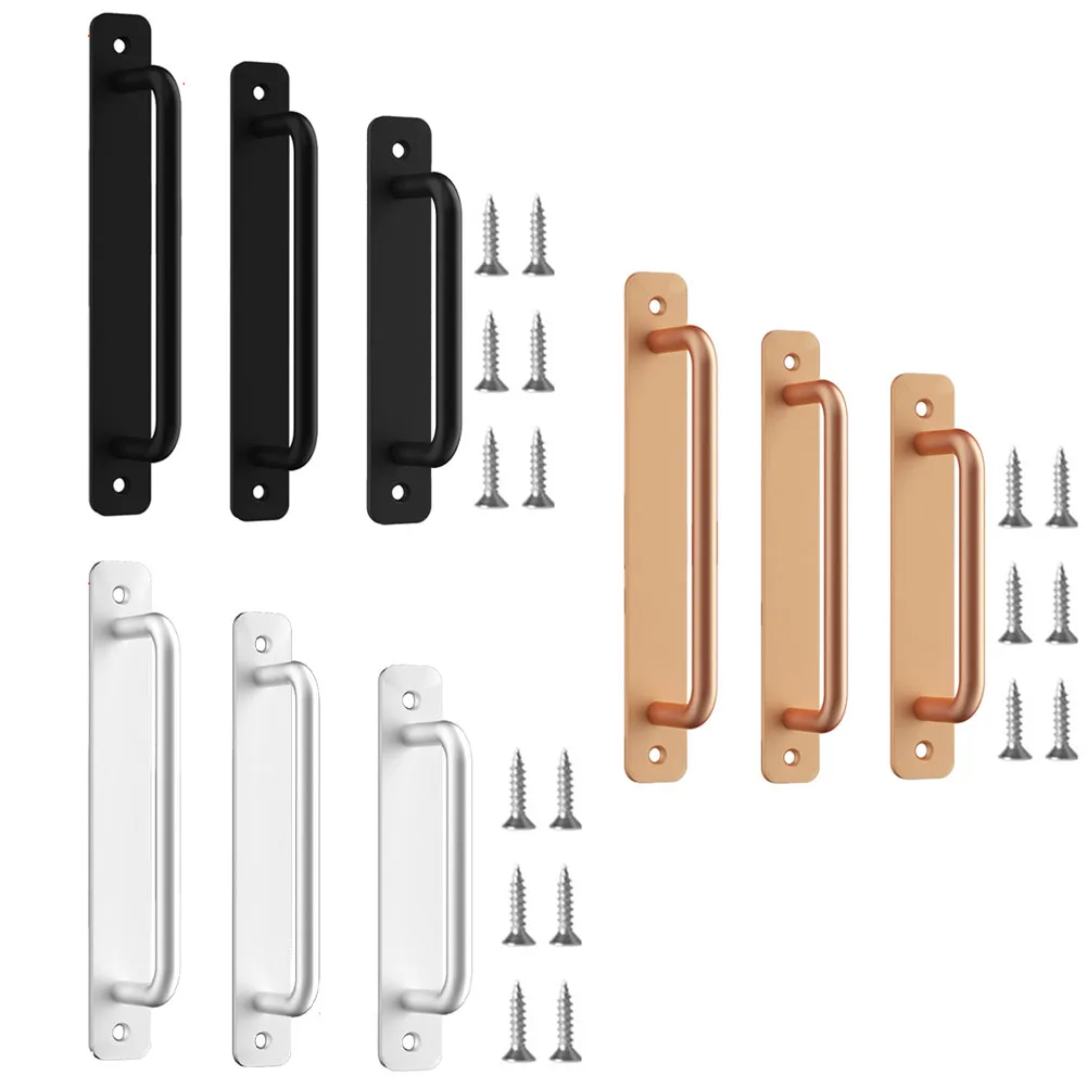 Brand New Exquisite High Quality Practical Door Handle Accessories No Punching 1PCS Aluminum Alloy For Sliding