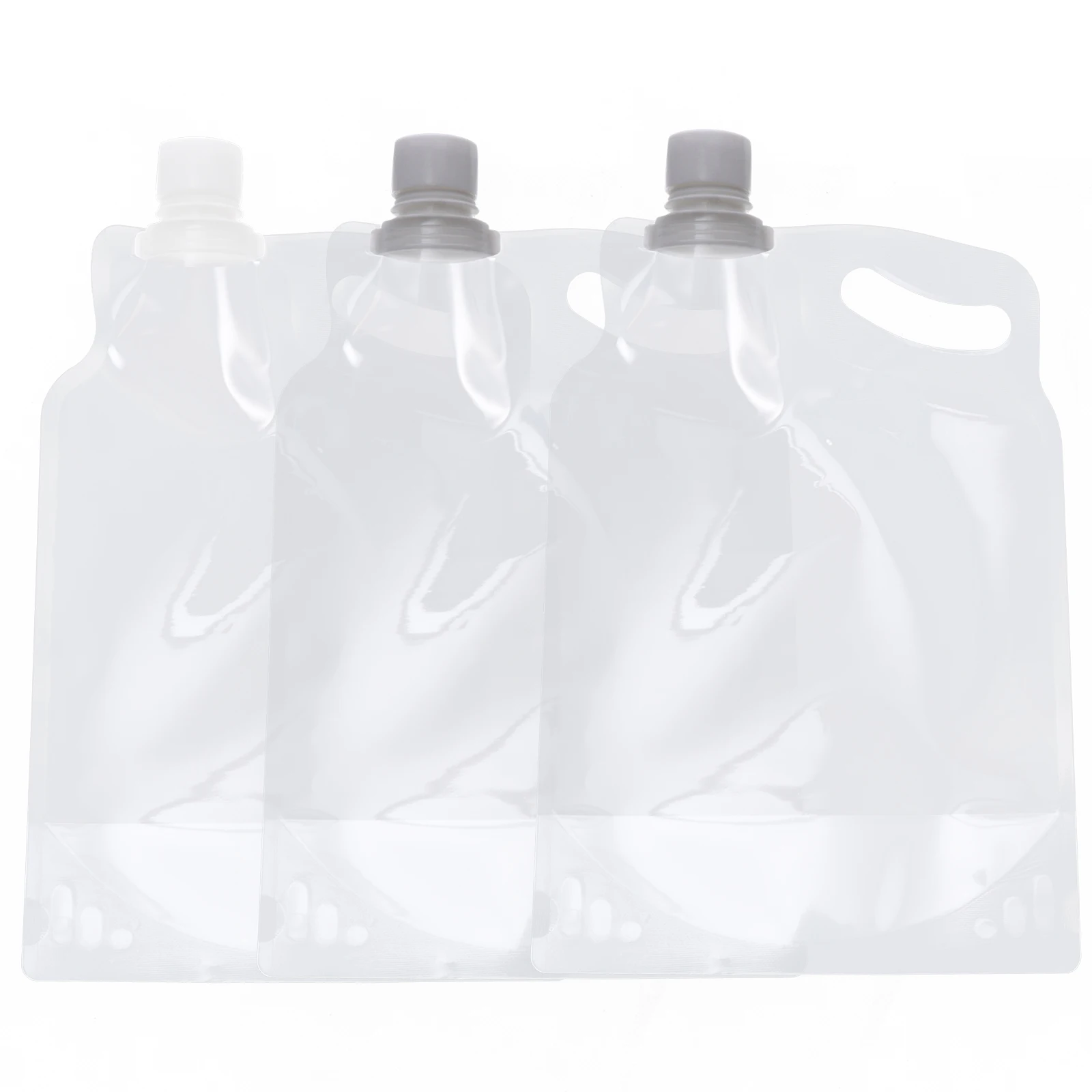 

3 Pcs Jugs Multifunctional Water Bottle Collapsable Bottles Cover Foldable Container