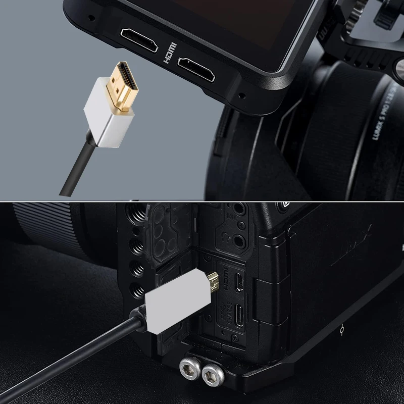 Micro HDMI cable 2.0 4K 60Hz Cable HDMI to Micro HDMI for Raspberry Pi 4 GoPro Hero 7 Black Hero 5 4 6 Camera laptop HDTV