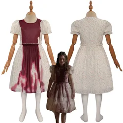 The Exorcist Kids Children Katherine Fantasia Cosplay Girls Fantasy Dress Role Play Costume Outfits Halloween Carnival Suit