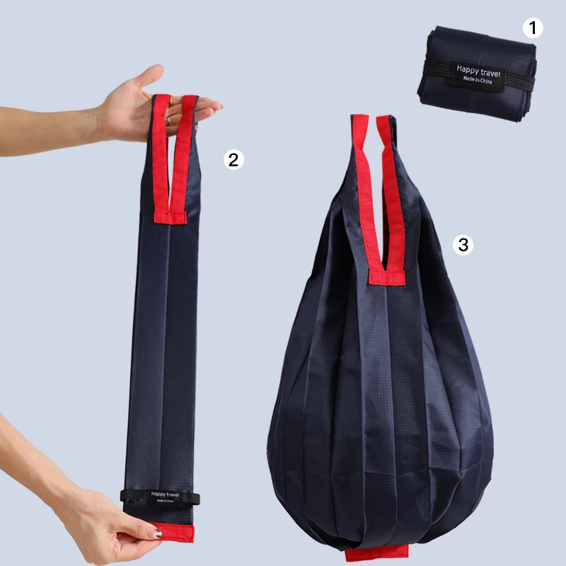 Eco-Friendly Waterproof Shopping Bag Handbag Foldable Large Capacity Home Organizing Bags Storage Portable Travel Bag