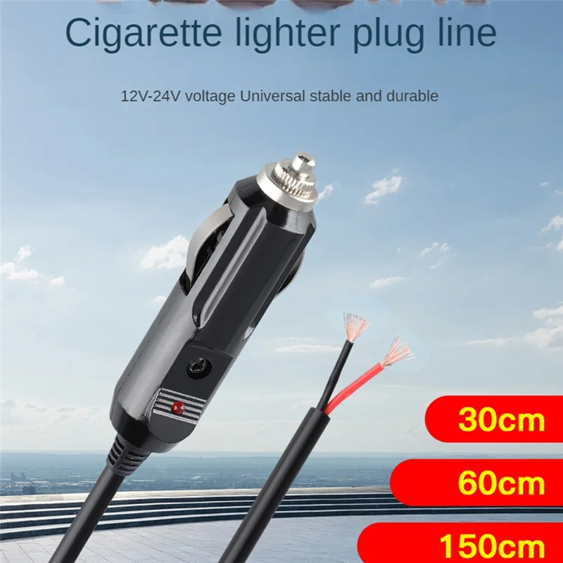 

Reliable 1 Piece 15A High Plus Lighter Head 30Cm Car Lighter Plug Cable Car Adapter Cable