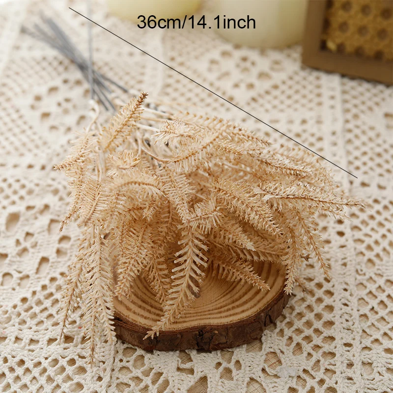 Kiku Blume Künstliche Stachelige Kugel Blumen Kunststoff Braun Pompom Mums Gefälschte Pflanze DIY Hause Hochzeit Zimmer Retro Lavendel Dekoration – Detail 2