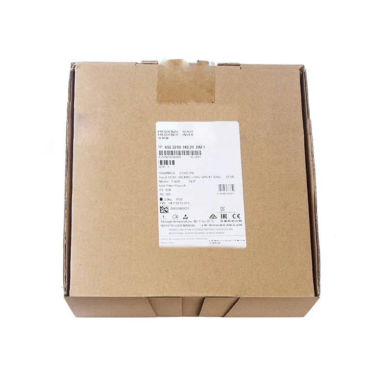

Совершенно новый оригинальный 6SL3 210-1KE21-7AF1 6SL3210-1KE21-7AF1 преобразователь частоты программируемый контроллер