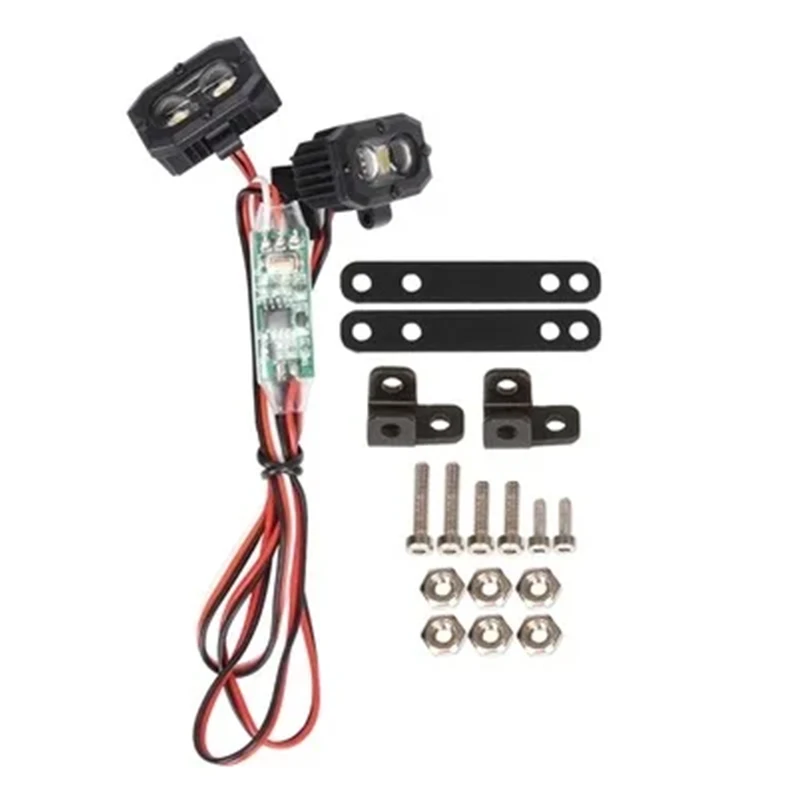 RC Helle LED-Leuchten Scheinwerfer Scheinwerfer für 1/10 RC Car Crawler Axial Traxxas TRX4 TRX6 SCX10 90046 AXI03007 Wraith Gen8 VS4-10