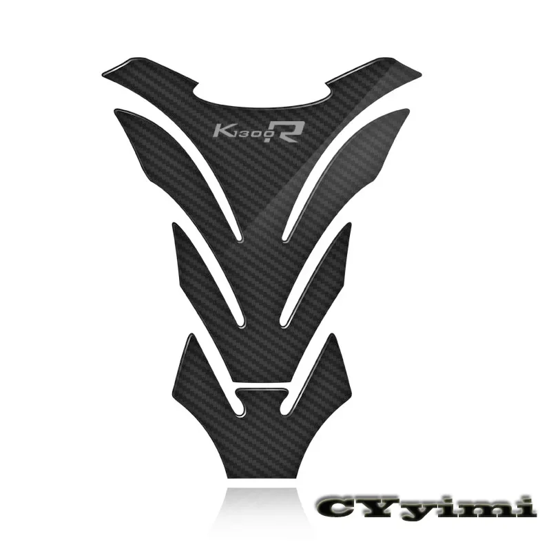 3D Carbon Fiber Motorcycle Fuel Tank Pad Cover Protector Decal Stickers For  K1300R K1300 R K1300 S/R/GT