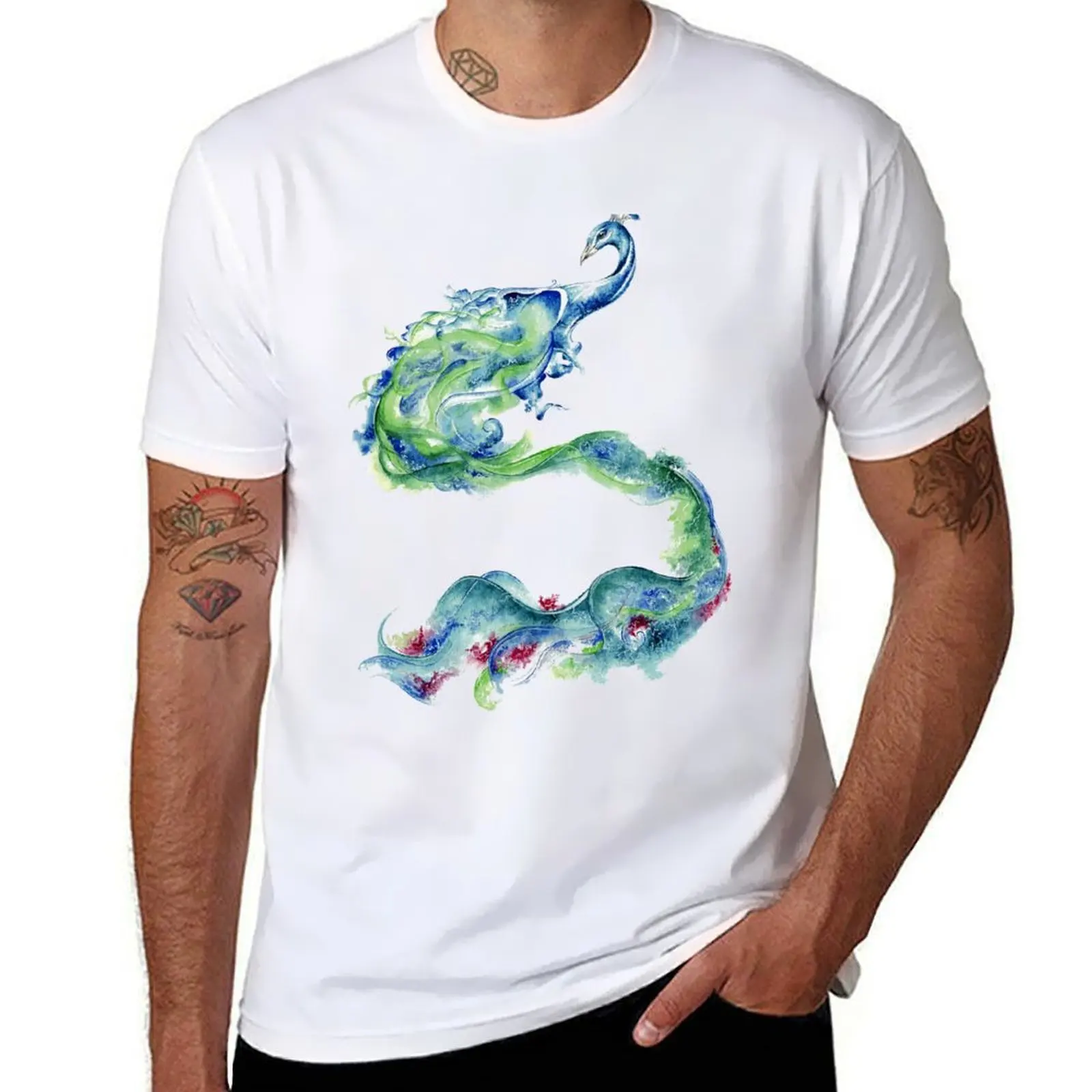 

Peacock Spirit T-Shirt graphic t shirts for man man t shirt summer T-shirt