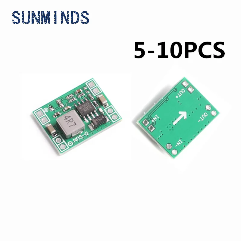 5/10pcs Mini MP1584EN DC-DC Buck Converter 3A Power Adjustable Power Supply Module 24V to 12V 9V 5V 3V Step-Down Power Module