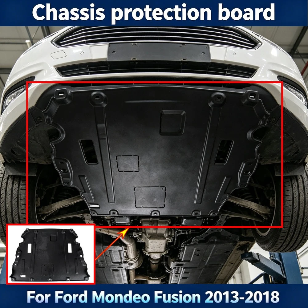 Engine Undercover Chassis Shield Protection Plate for Ford Mondeo Fusion 2013-2018 Guard Protector Cover Auto Accessories Tuning