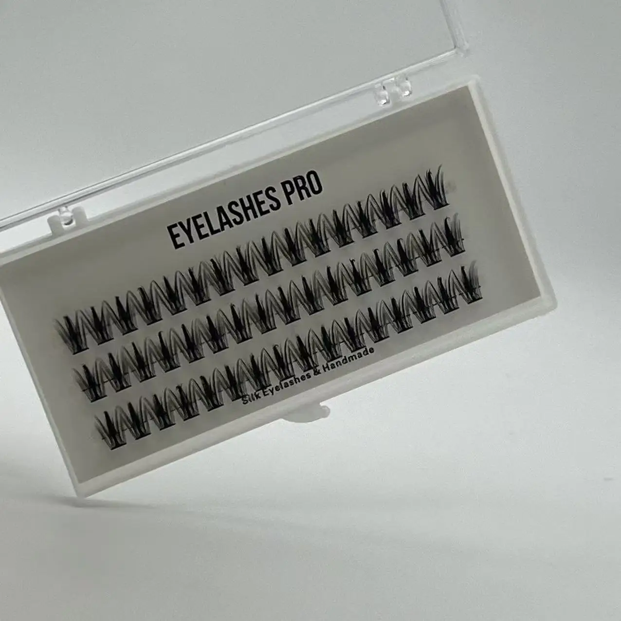 MS DIY Hand Made Eyelash Extension Cluster Flase Lashes Lash Bundles Soft Ribbon Strip Eyelashes Makeup Lashes NEW