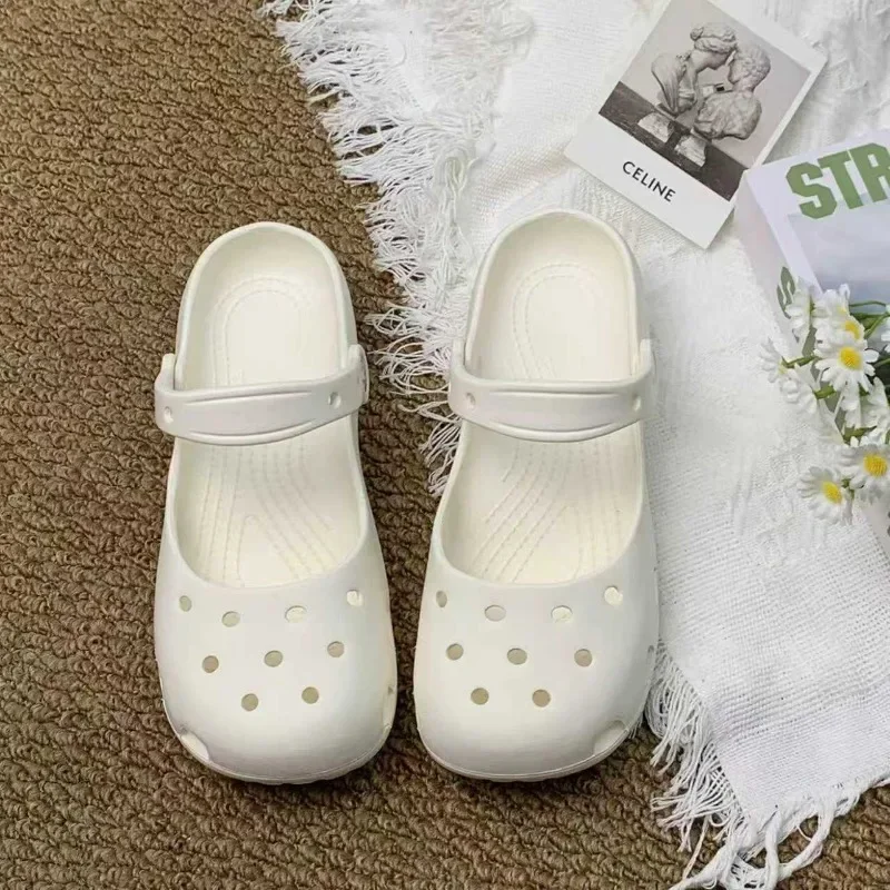 Damen-Loafer mit perforierter Sohle, weich gepolsterte Ballerinas, bequeme, rutschfeste Damenschuhe für den Alltag, geeignet für Spaziergänge am Strand. – Detail 8