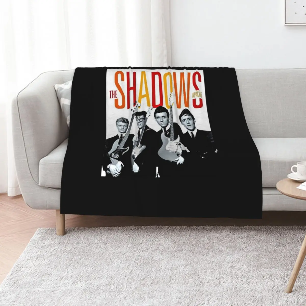 Les ombres T-shirt classique Throw Blanket Blankets For Bed Thin Picnic Flannel For Sofa Thin Stuffeds Blankets
