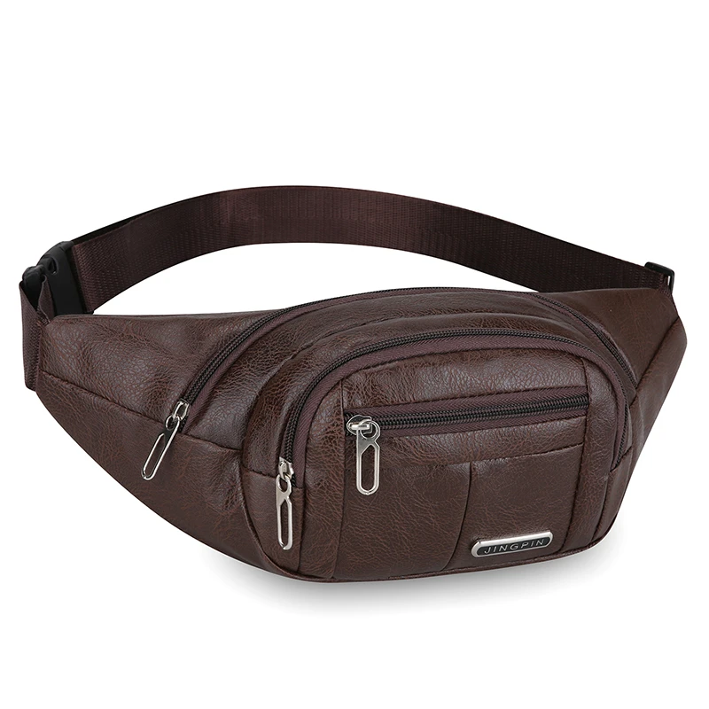 Durable Multi‑Pocket Waist Fanny Pack, Lightweight Crossbody Bag for Sports Running Outdoor Use