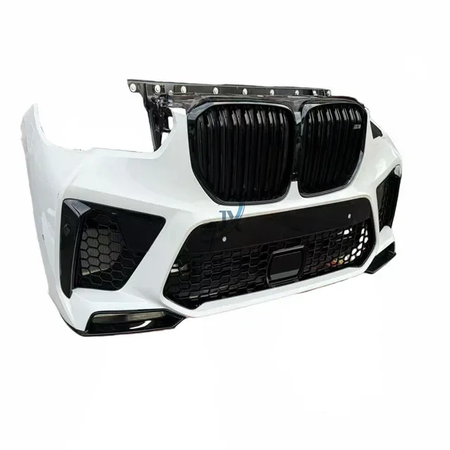 For 2020-2022 BMW X5M F95 Used Car Body Kit Front Bumper Assembly Grille Radiator Fan Parking Sensors Bumper Rail Reinforcement