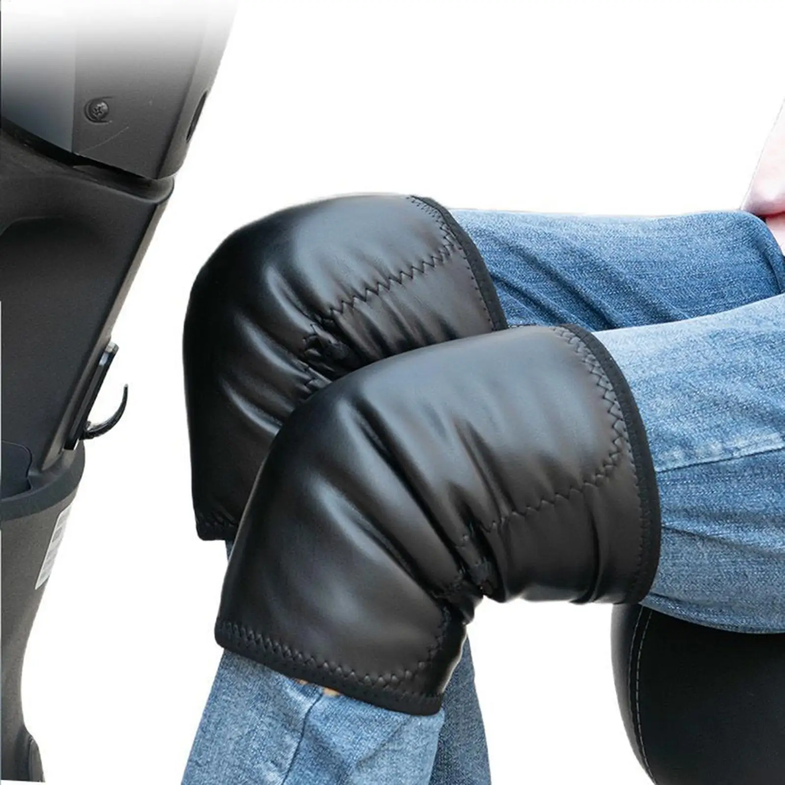 

2pcs Cycling Leg Warmers Winter, Thermal Windproof Knee Warmers For Bicycle Riding, Breathable Leg Protection For Cold Weather