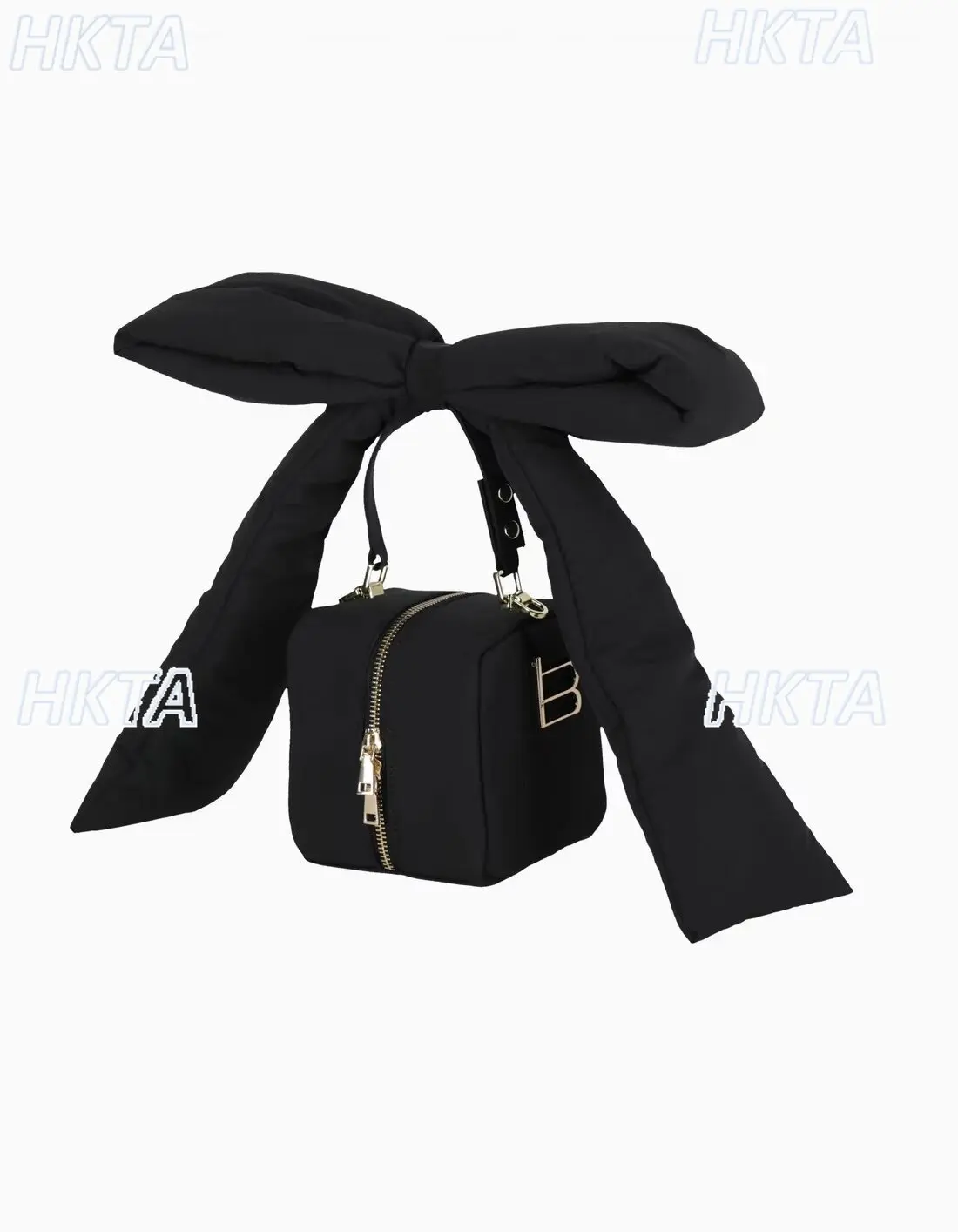 Japanese Style Black Handbag 2026 Summer New Sweet Elegant Bow Small Square Bag Women Girl's Cute Messenger Bag Backpacks