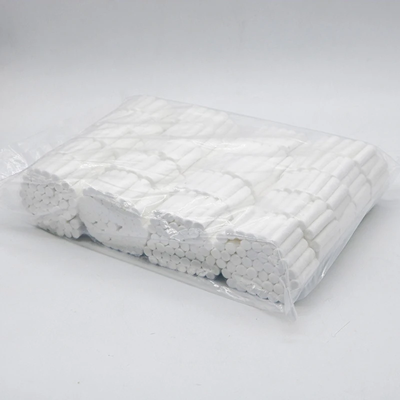 1000pcs/bag High Quality Dental Cotton Roll Dental Clinic Product 100% Cotton