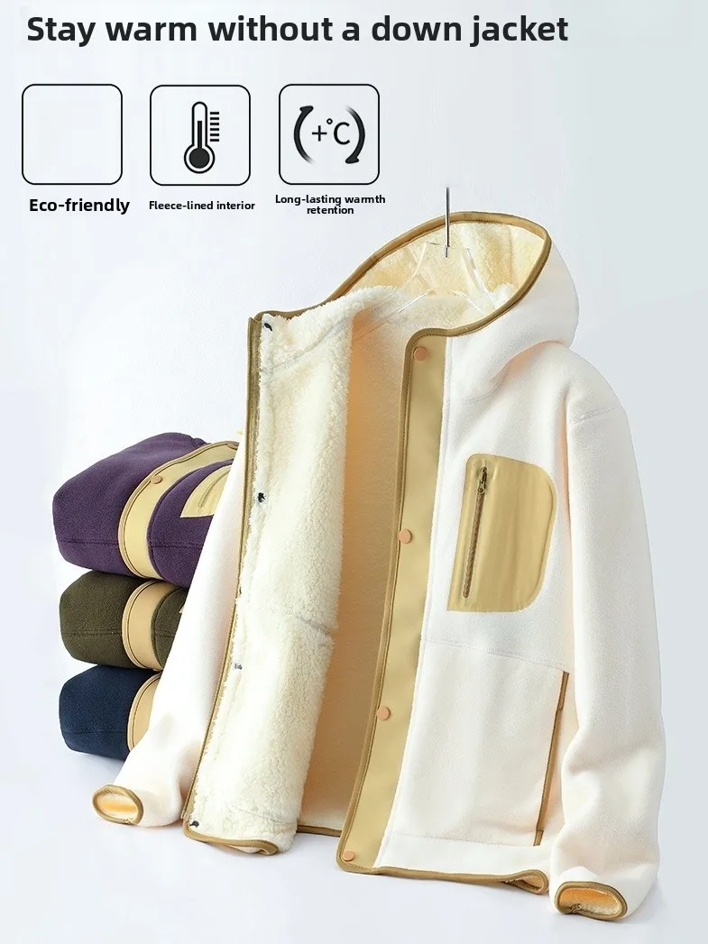 

Теплый джинт Fce для пар, мужские и женские брюки-стойки из полиэфирного волокна Air Lo Thermal Technology, длинный рукав...